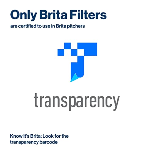 Brita XL Water Filter Dispenser for Tap and Drinking Water with 1 Standard Filter, Lasts 2 Months 27 Cup Capacity, BPA Free, Black