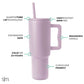 Simple Modern 40 oz Tumbler with Handle and Straw Lid | Reusable Insulated Stainless Steel Travel Mug Water Bottle Cup | Gifts For Men, Women, Mom, Dad | Trek Collection | 40oz | Lavender Mist